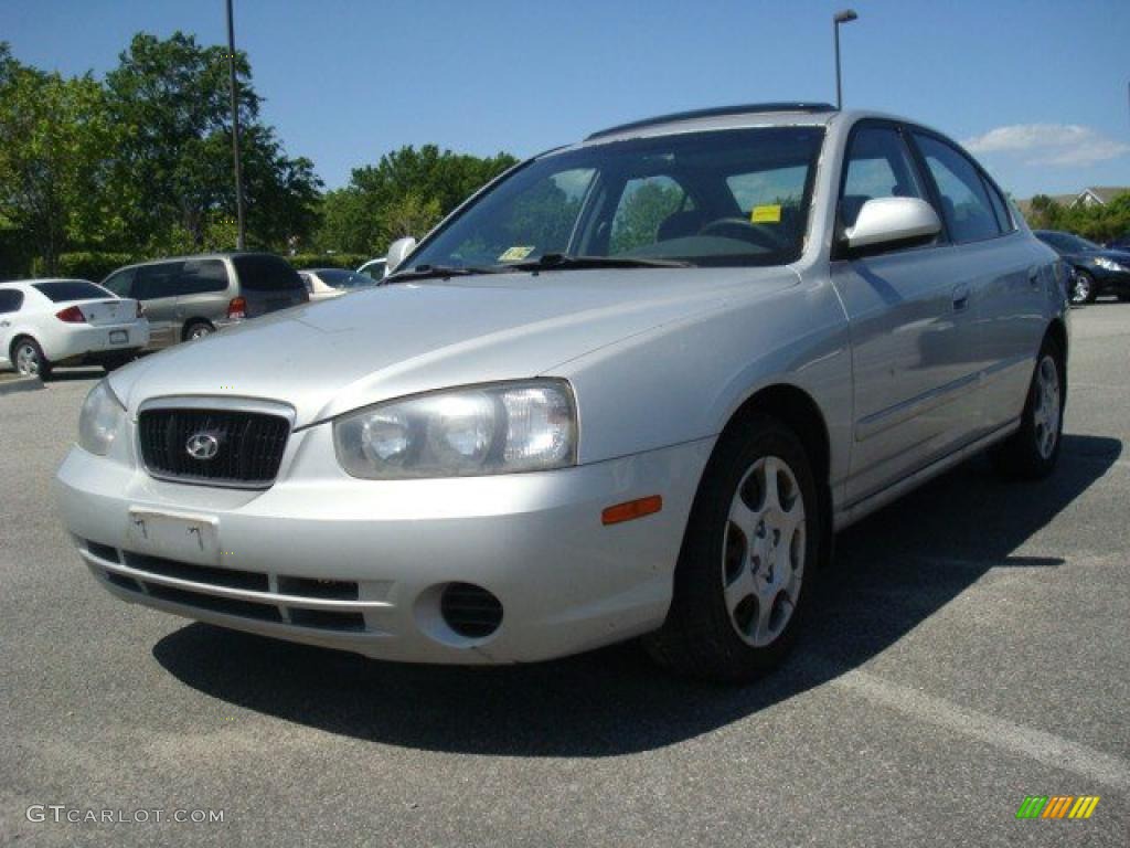 2001 Elantra GLS - Pewter / Gray photo #1