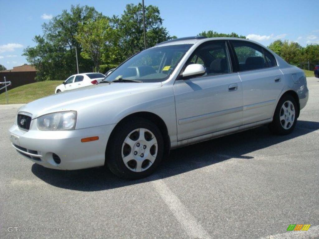 2001 Elantra GLS - Pewter / Gray photo #2