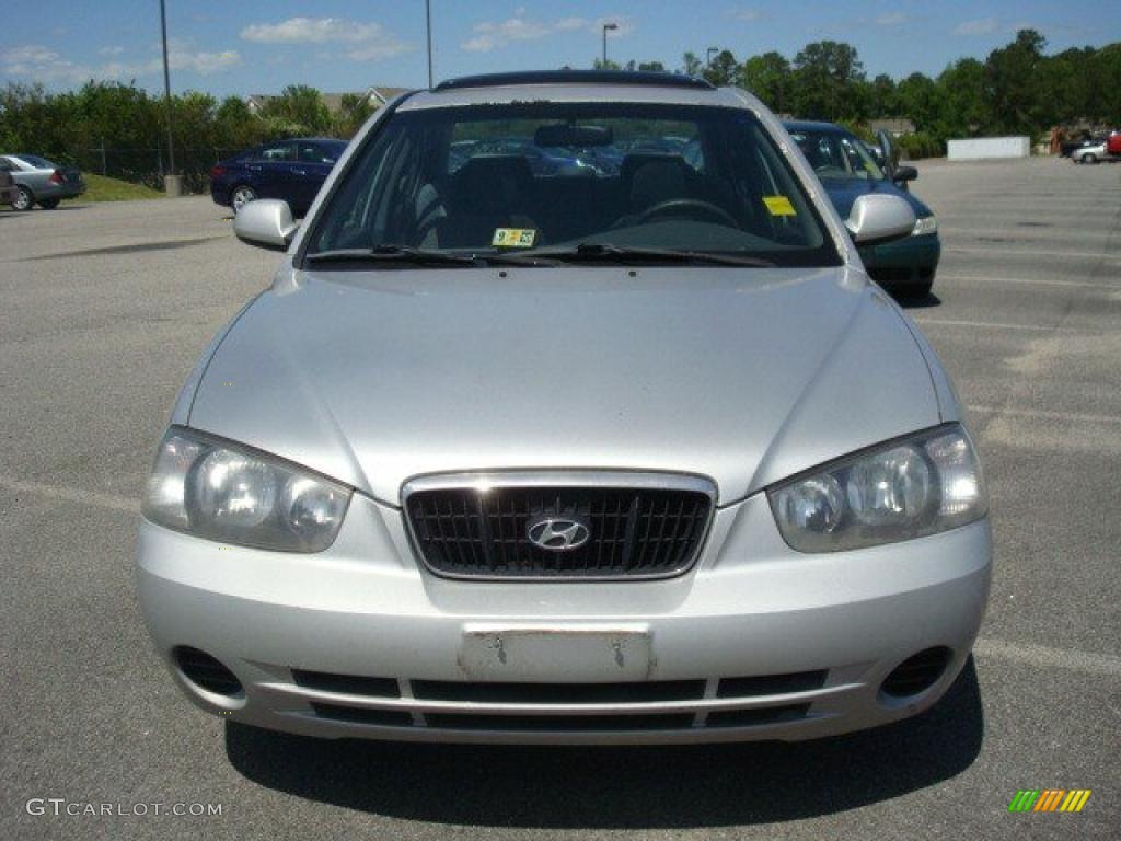 2001 Elantra GLS - Pewter / Gray photo #8