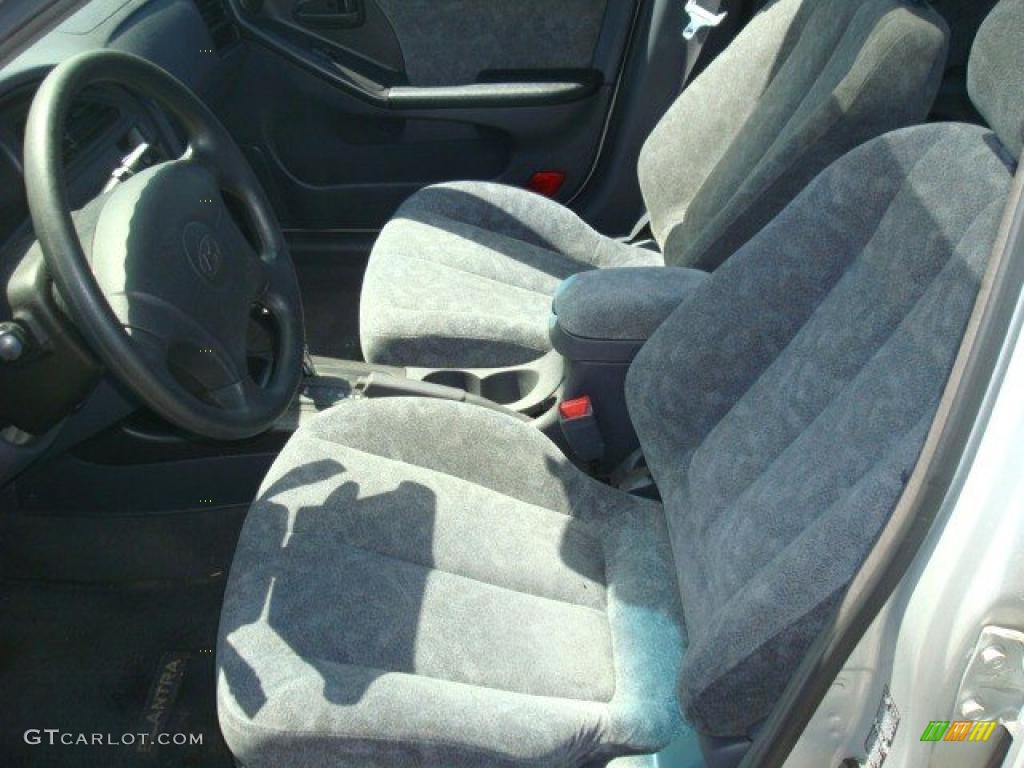 2001 Elantra GLS - Pewter / Gray photo #9