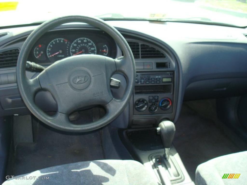2001 Elantra GLS - Pewter / Gray photo #11