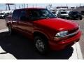 2003 Victory Red Chevrolet S10 LS Crew Cab 4x4  photo #3