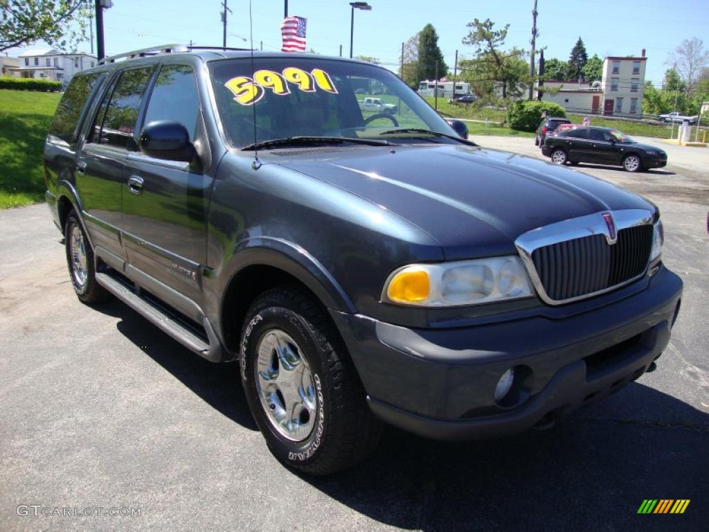 1999 Navigator 4x4 - Charcoal Blue Metallic / Medium Prairie Tan photo #4