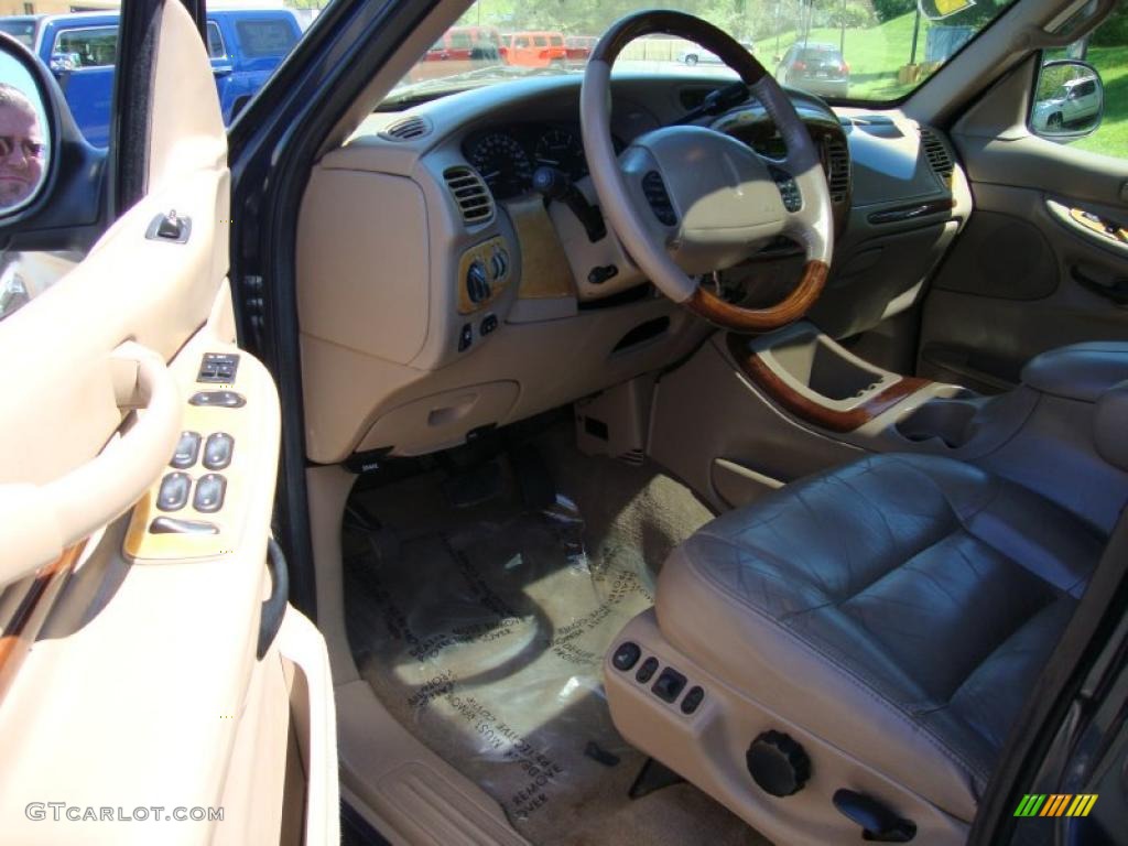 1999 Navigator 4x4 - Charcoal Blue Metallic / Medium Prairie Tan photo #12