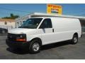 Summit White 2003 Chevrolet Express 3500 Extended Cargo Van