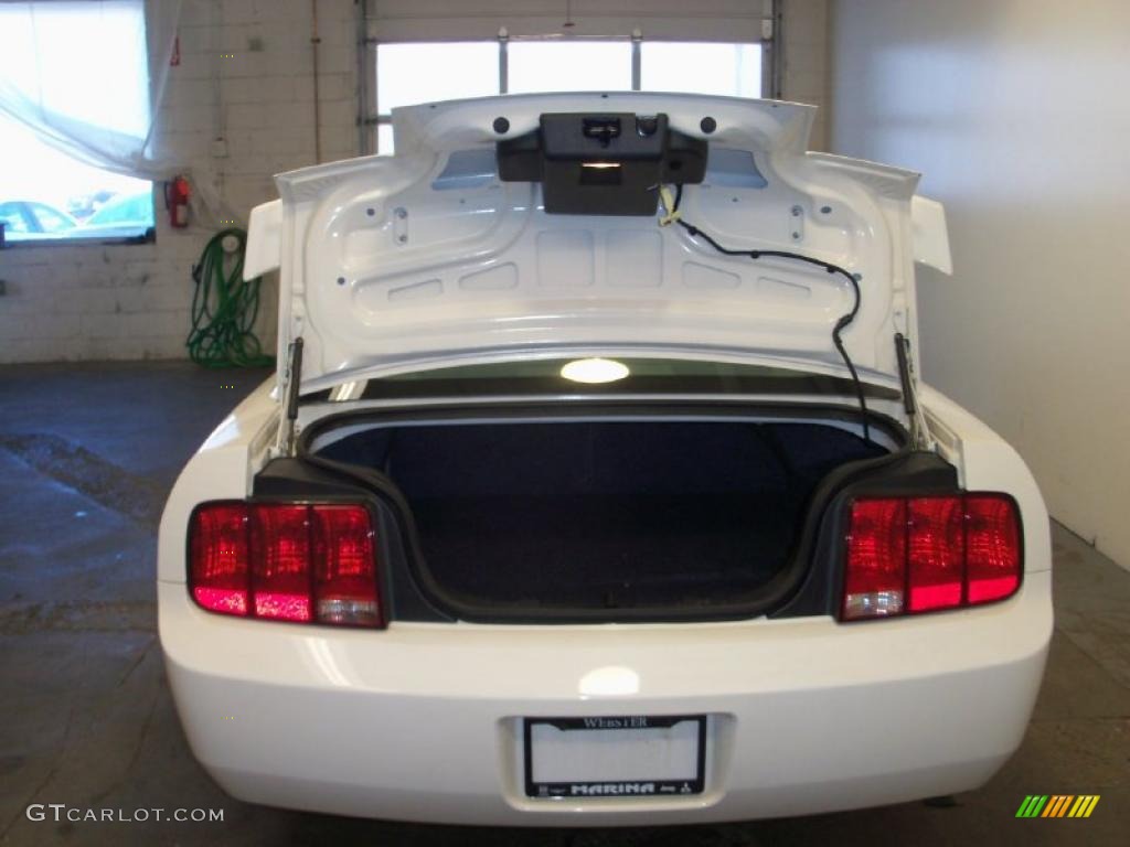 2005 Mustang V6 Premium Coupe - Performance White / Light Graphite photo #15