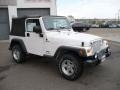 2004 Stone White Jeep Wrangler Sport 4x4  photo #3