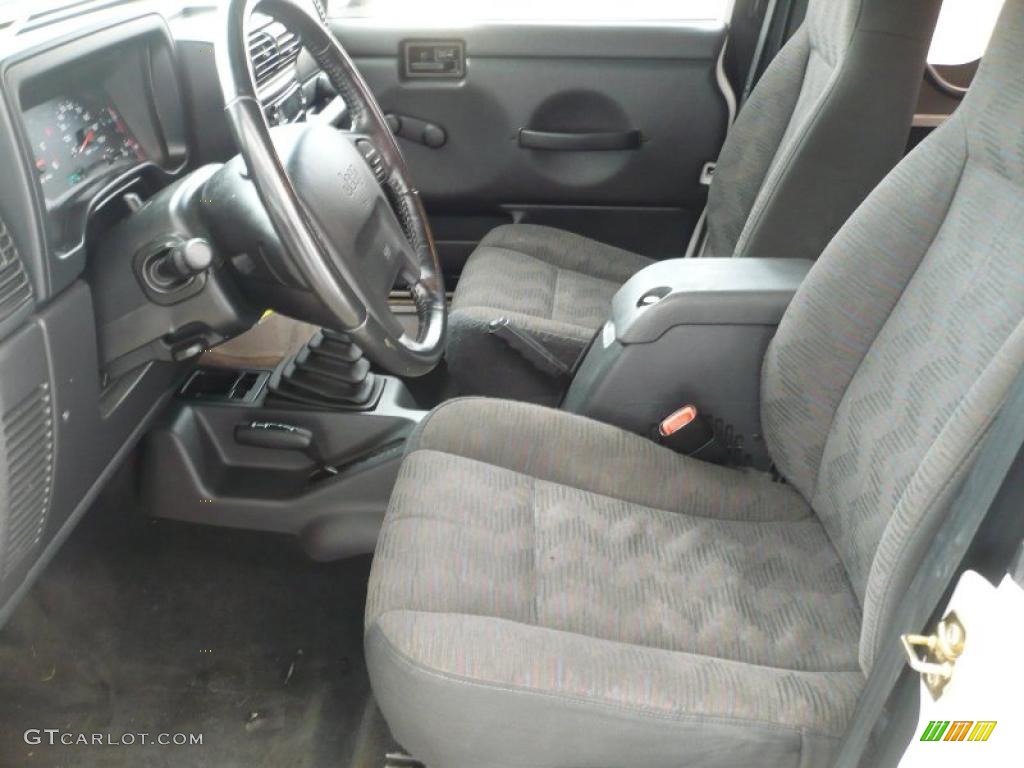 2004 Wrangler Sport 4x4 - Stone White / Dark Slate Gray photo #8