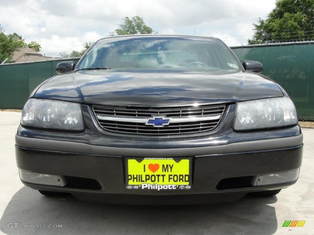 2002 Impala LS - Black / Medium Gray photo #9