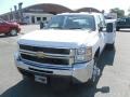 2010 Summit White Chevrolet Silverado 3500HD Work Truck Crew Cab 4x4 Chassis  photo #6