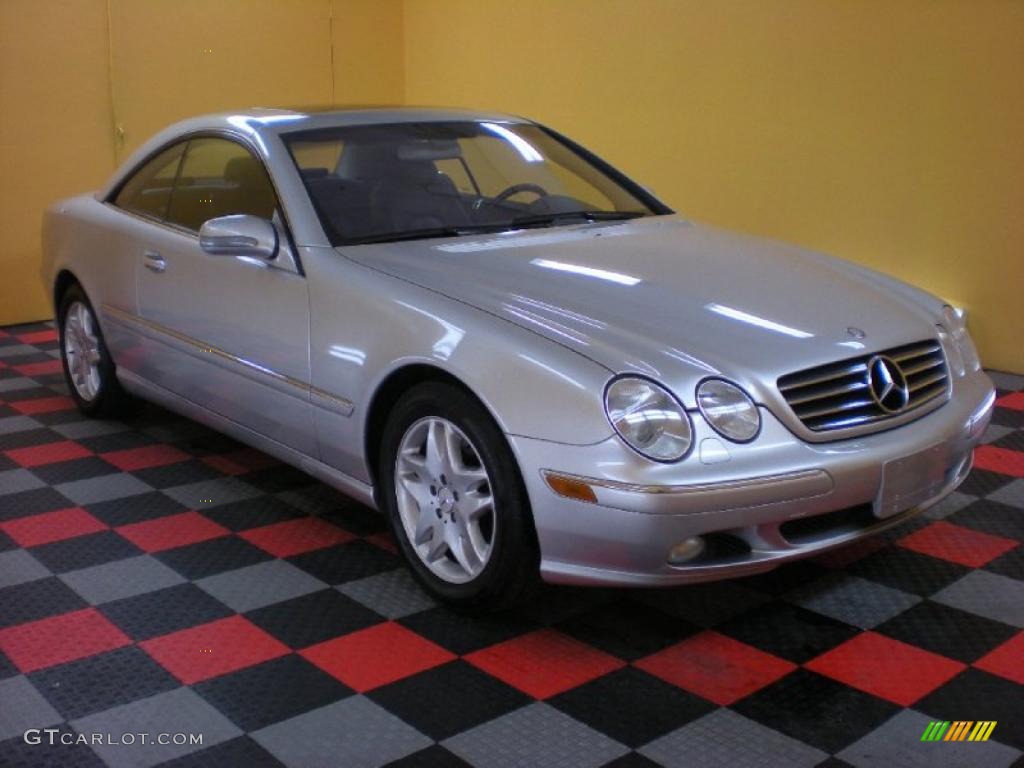 2002 CL 500 - Brilliant Silver Metallic / Charcoal photo #1