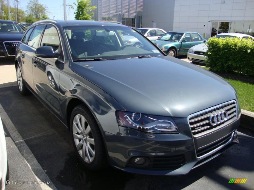 2010 A4 2.0T quattro Avant - Meteor Gray Pearl Effect / Black photo #4