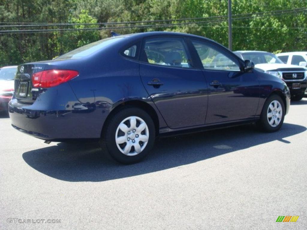 2009 Elantra GLS Sedan - Regatta Blue / Gray photo #6