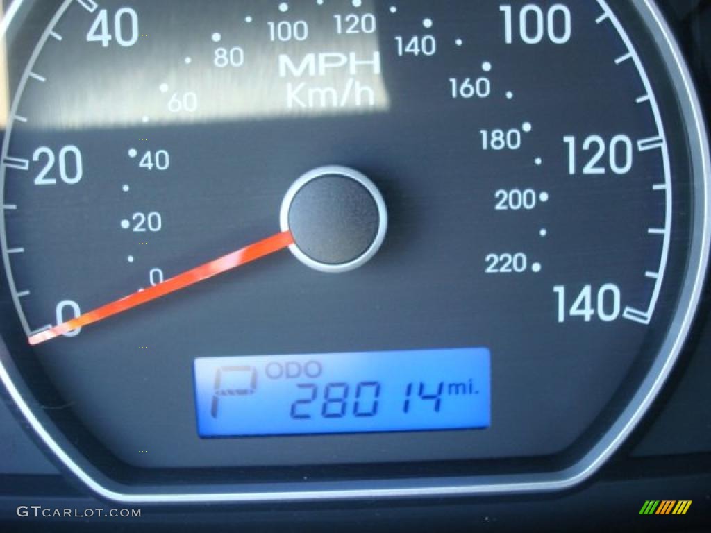 2009 Elantra GLS Sedan - Regatta Blue / Gray photo #15