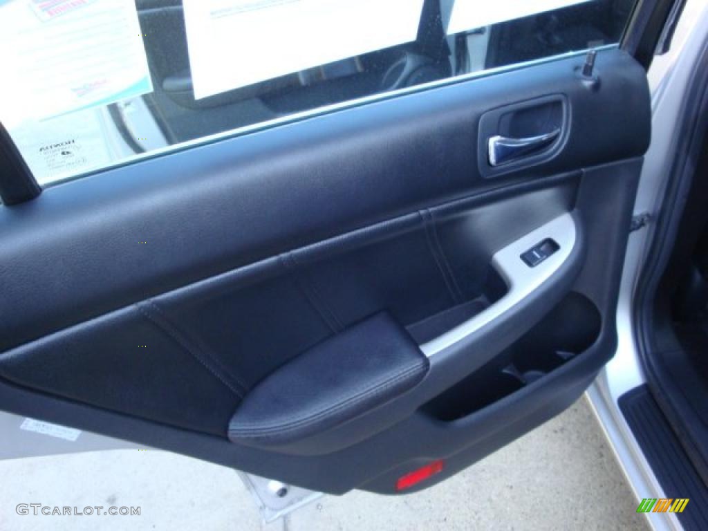 2007 Accord EX-L Sedan - Alabaster Silver Metallic / Black photo #15