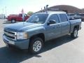 2010 Blue Granite Metallic Chevrolet Silverado 1500 LT Crew Cab  photo #1