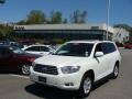 2010 Blizzard White Pearl Toyota Highlander SE 4WD  photo #1