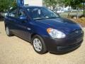 2007 Dark Sapphire Blue Hyundai Accent GLS Sedan  photo #7