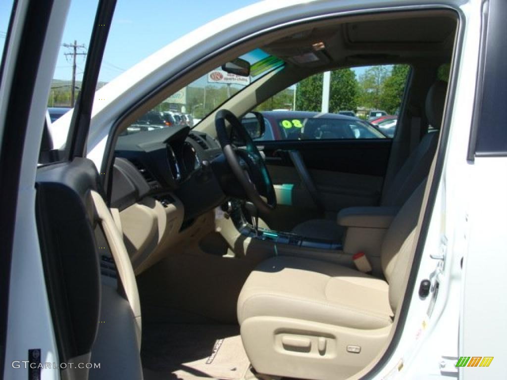 2010 Highlander SE 4WD - Blizzard White Pearl / Sand Beige photo #7