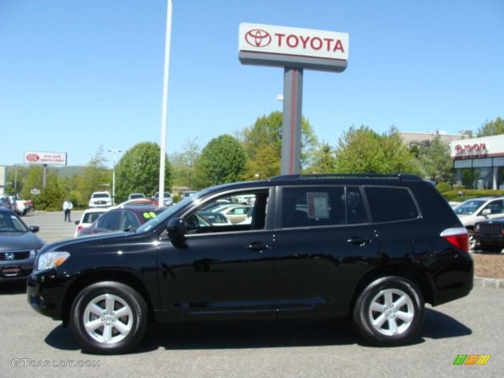 2009 Highlander  - Black / Ash photo #3