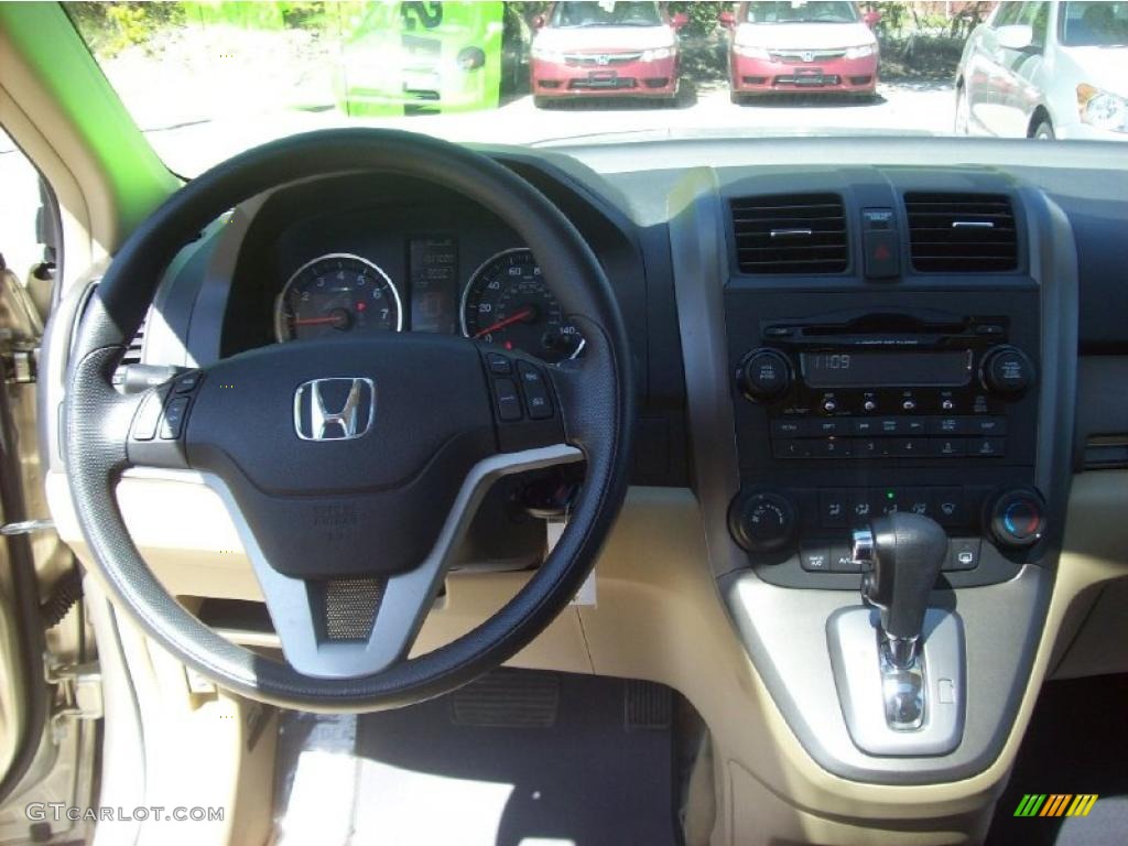 2007 CR-V EX 4WD - Borrego Beige Metallic / Ivory photo #5