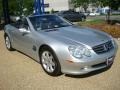 2003 Brilliant Silver Metallic Mercedes-Benz SL 500 Roadster  photo #8