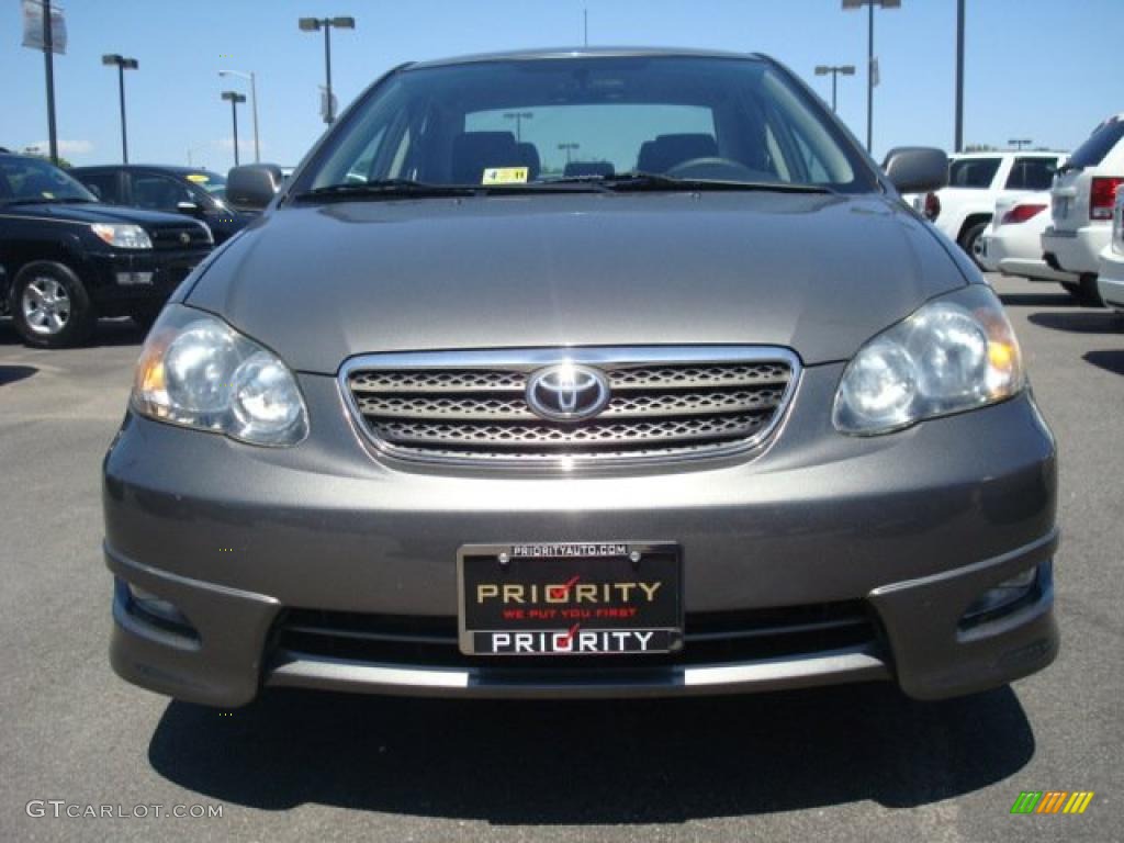 2006 Corolla S - Phantom Gray Pearl / Dark Charcoal photo #7