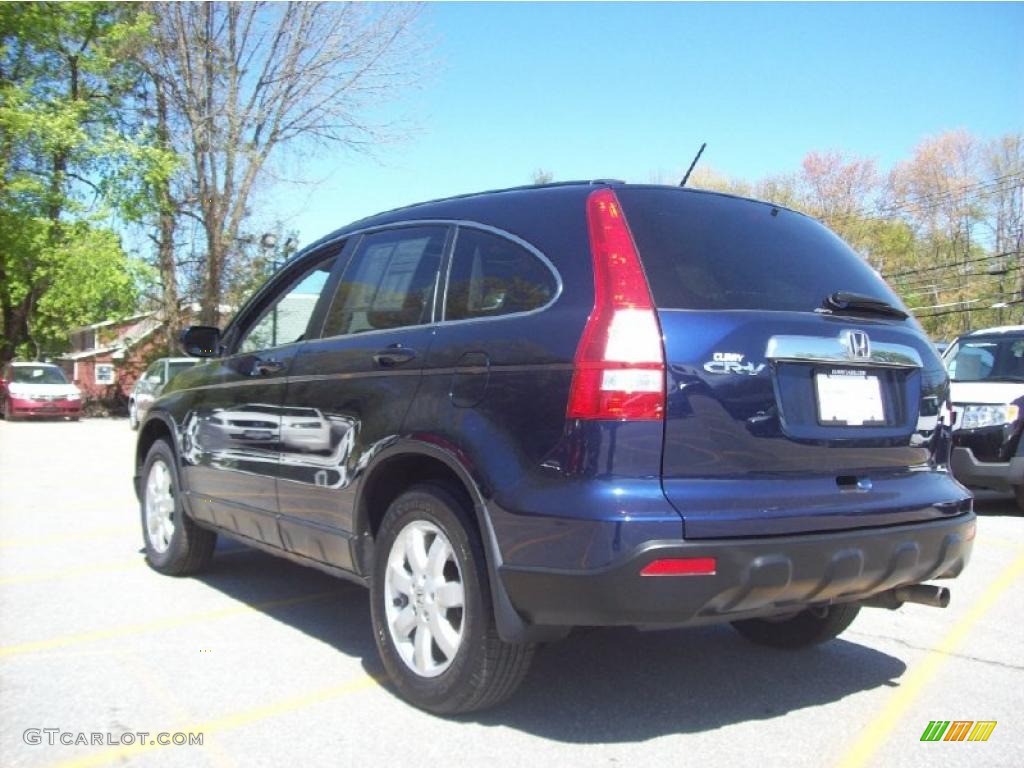 2009 CR-V EX-L 4WD - Royal Blue Pearl / Black photo #2