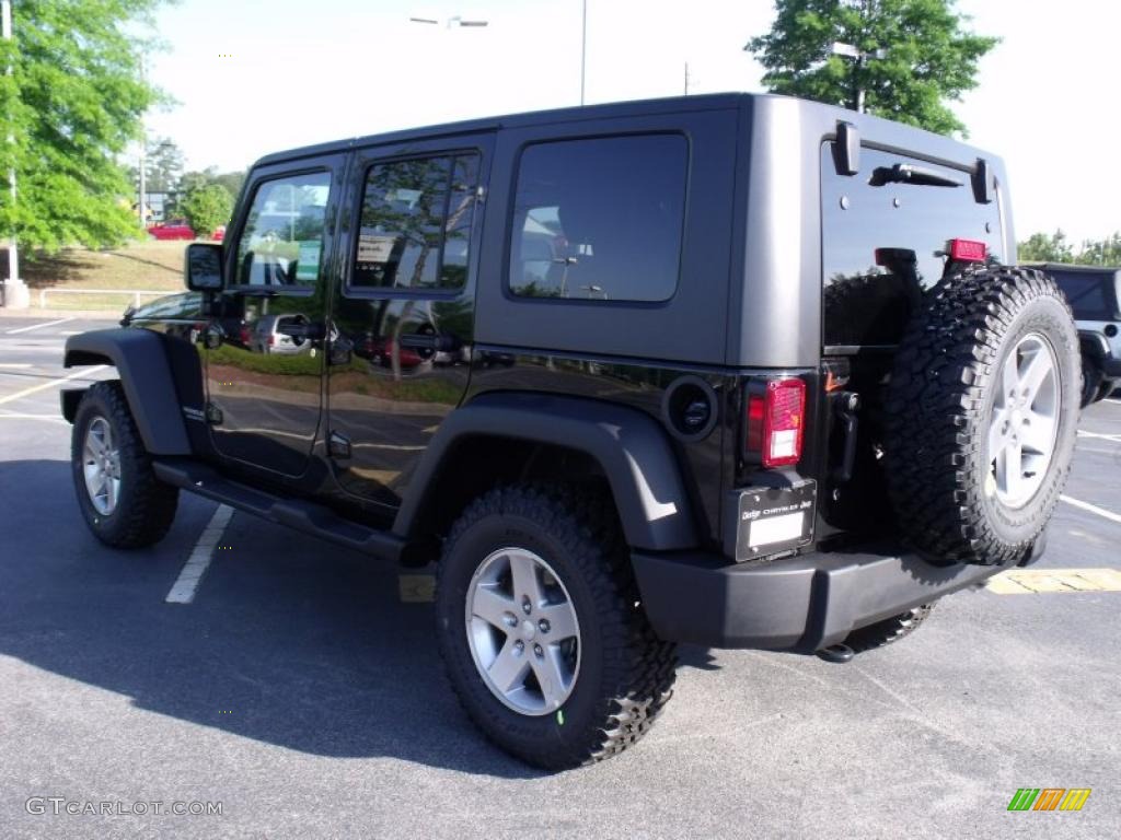 2010 Wrangler Unlimited Islander Edition 4x4 - Black / Dark Slate Gray/Blue photo #2