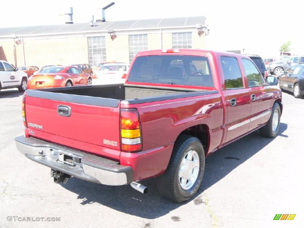 2006 Sierra 1500 SLT Crew Cab - Sport Red Metallic / Neutral photo #5