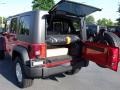 2010 Flame Red Jeep Wrangler Unlimited Sport 4x4  photo #8