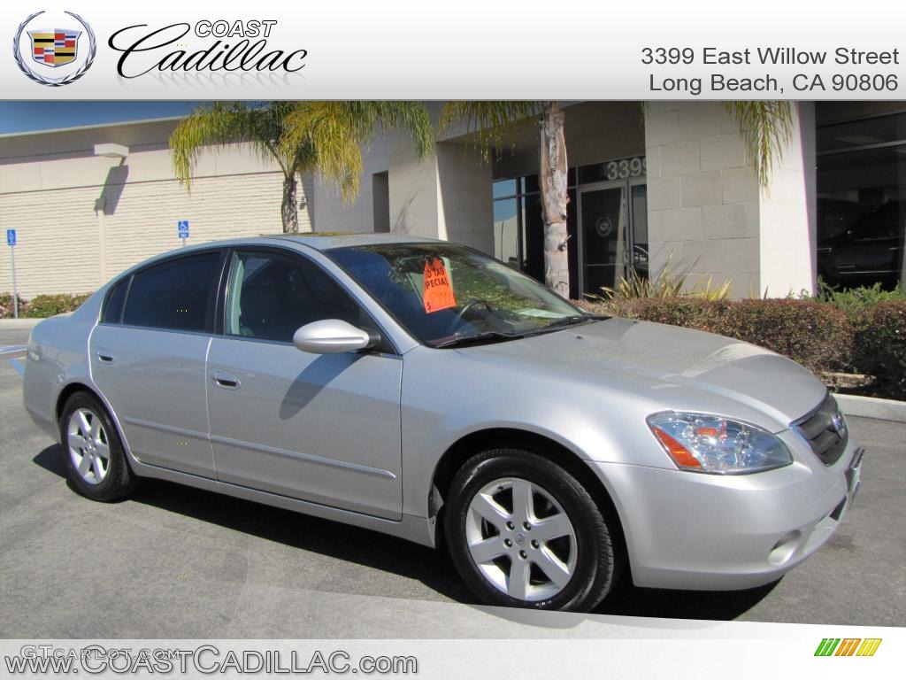2003 Nissan altima silver paint