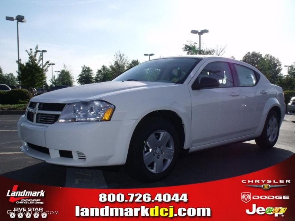 2010 Avenger SXT - Stone White / Dark Slate Gray photo #1