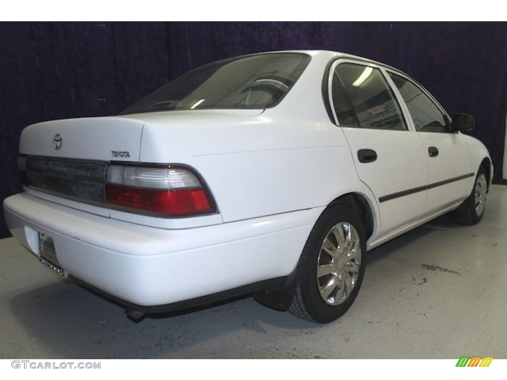 1997 Corolla CE - Super White / Beige photo #3