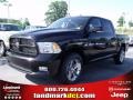 2010 Brilliant Black Crystal Pearl Dodge Ram 1500 Sport Crew Cab  photo #1