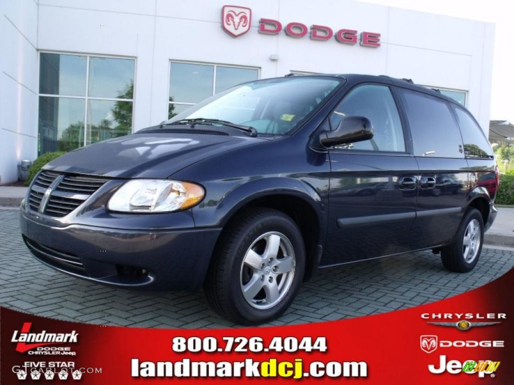 Midnight Blue Pearl Dodge Caravan