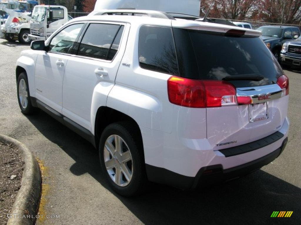 2010 Terrain SLT AWD - Summit White / Jet Black photo #3