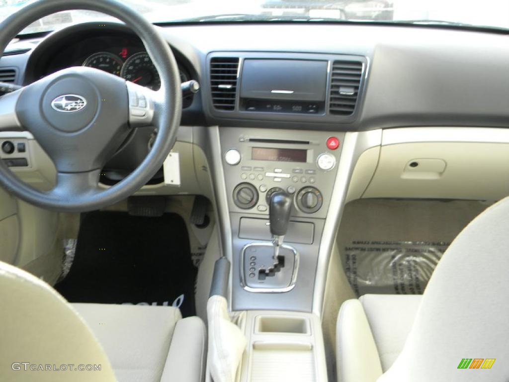 2008 Legacy 2.5i Sedan - Satin White Pearl / Warm Ivory photo #14
