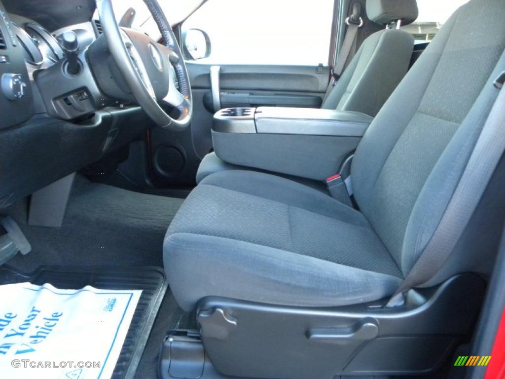 2007 Silverado 1500 LT Regular Cab 4x4 - Victory Red / Ebony Black photo #15