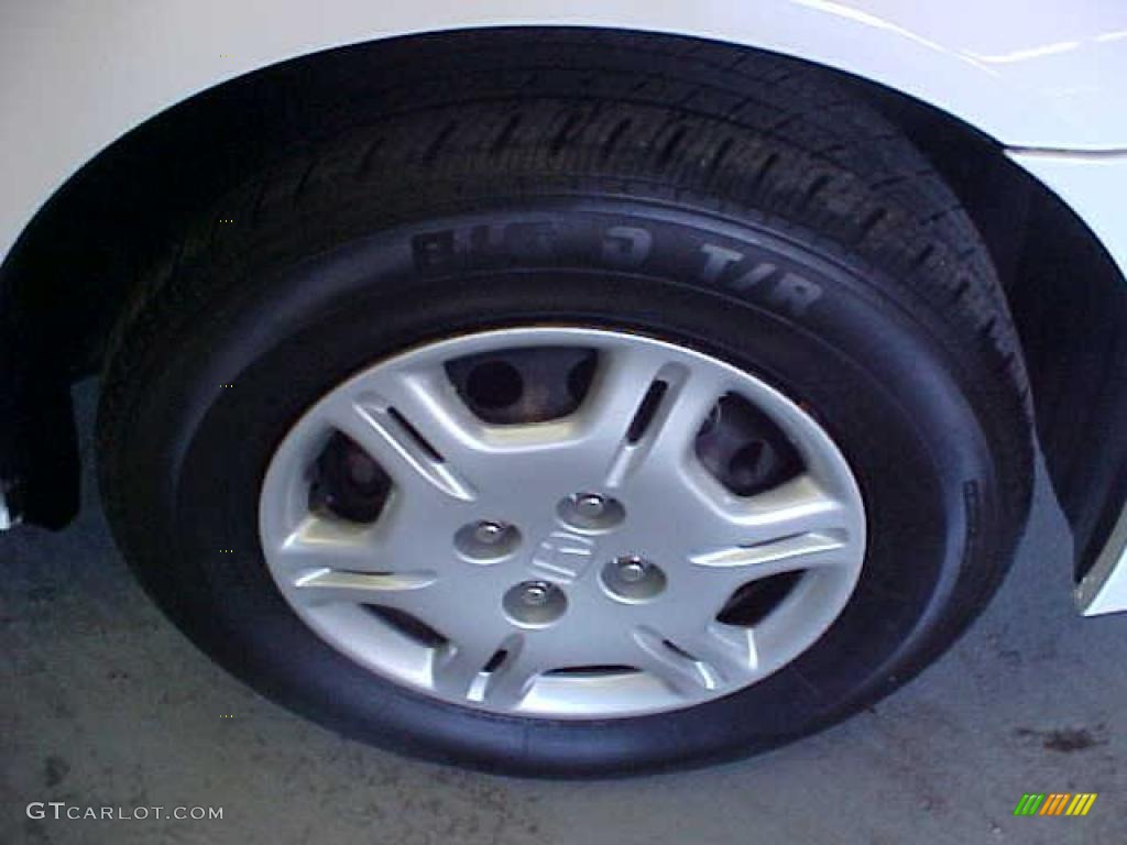 2001 Civic LX Sedan - Taffeta White / Black photo #2