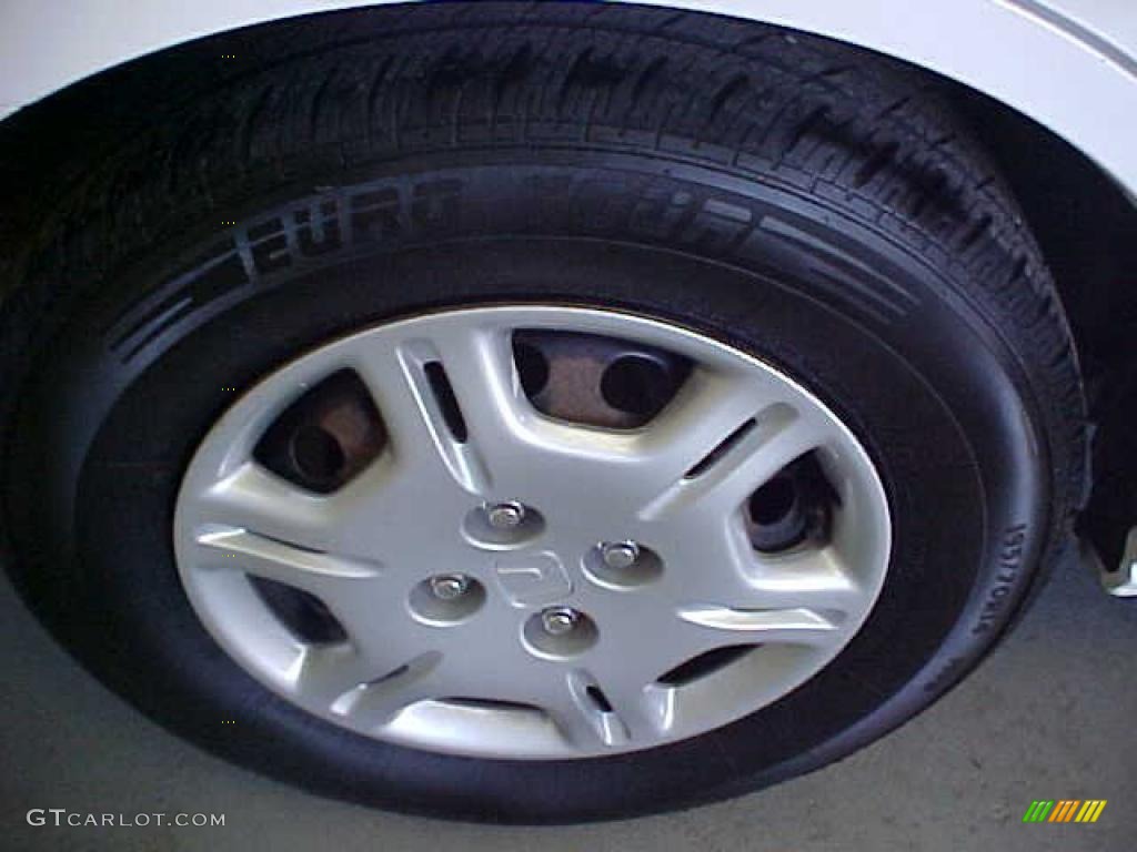 2001 Civic LX Sedan - Taffeta White / Black photo #3