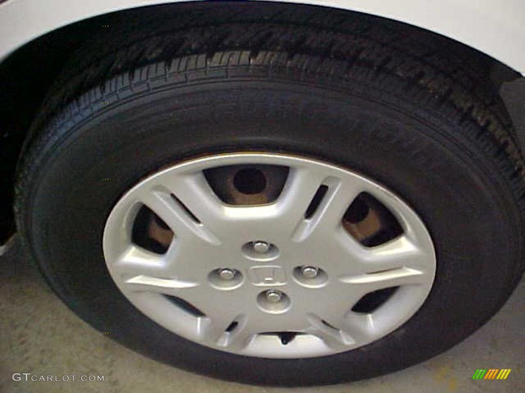 2001 Civic LX Sedan - Taffeta White / Black photo #4