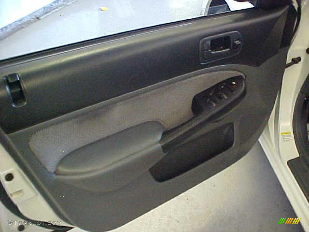 2001 Civic LX Sedan - Taffeta White / Black photo #7