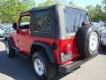 2006 Flame Red Jeep Wrangler Sport 4x4  photo #4