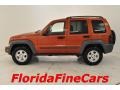 2005 Inferno Red Crystal Pearl Jeep Liberty Sport  photo #3