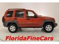 2005 Inferno Red Crystal Pearl Jeep Liberty Sport  photo #4