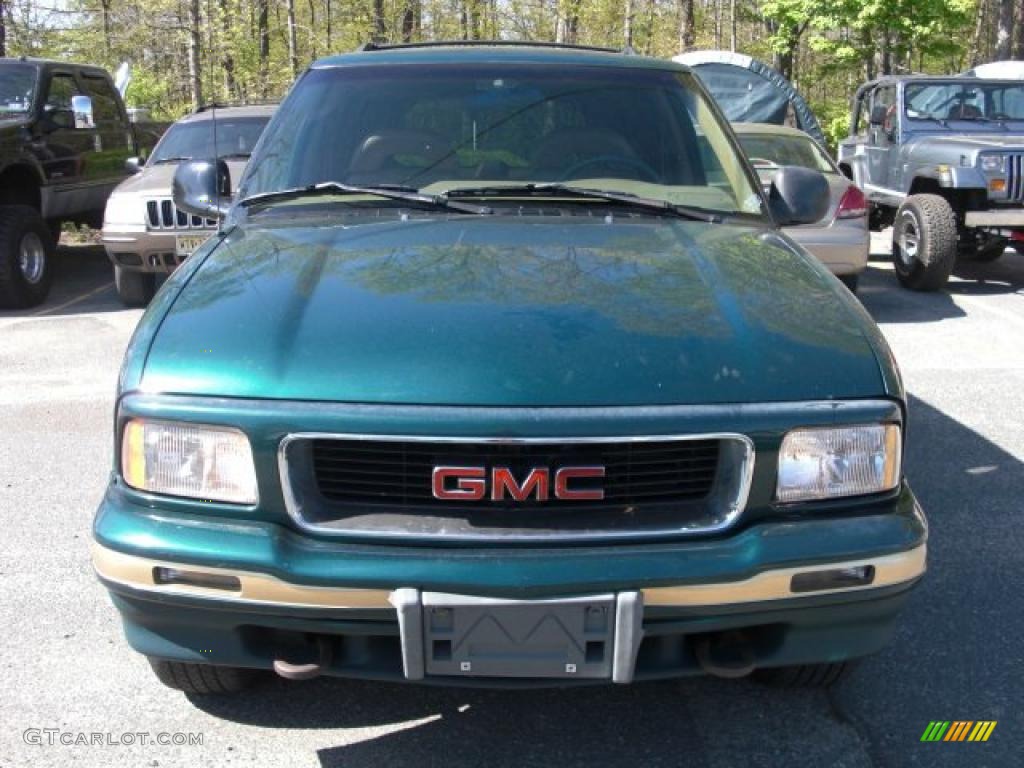 1997 Jimmy SLT 4x4 - Fairway Green Metallic / Beige photo #1