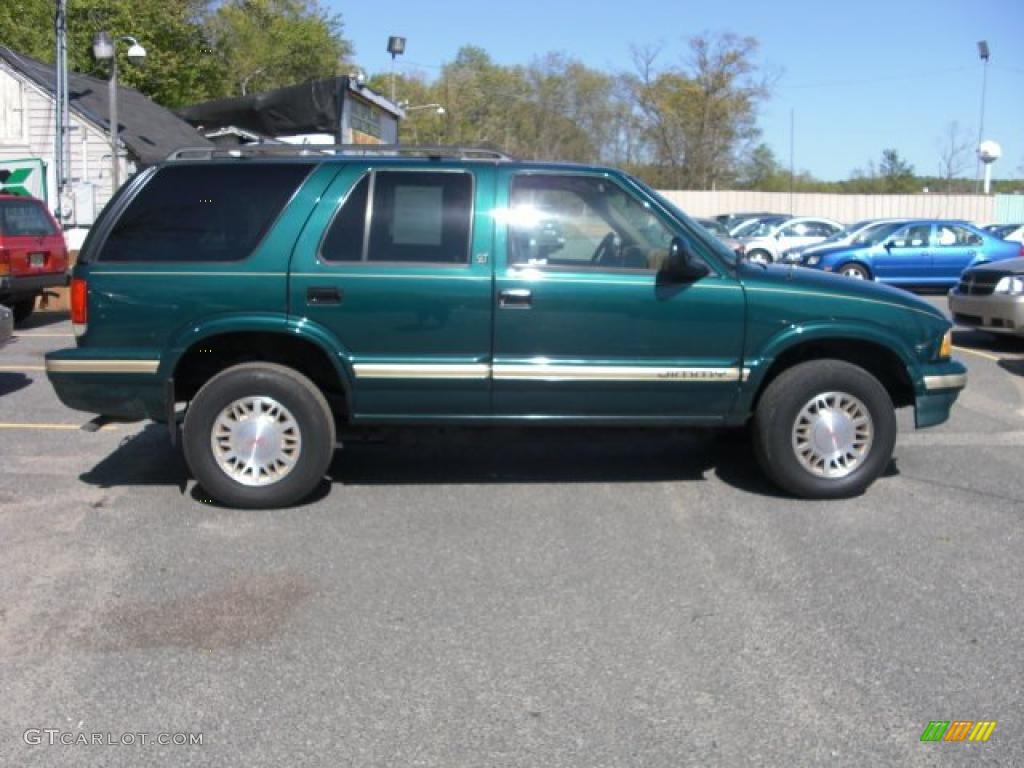 1997 Jimmy SLT 4x4 - Fairway Green Metallic / Beige photo #8