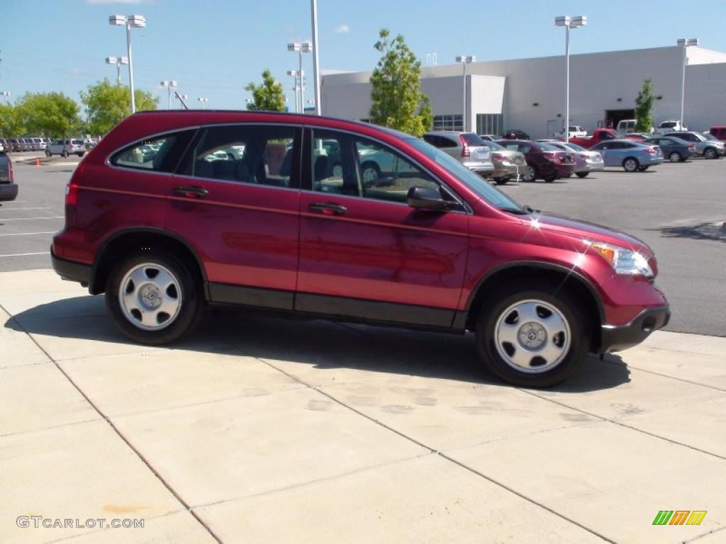 2007 CR-V LX - Tango Red Pearl / Gray photo #4