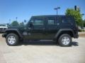 2010 Natural Green Pearl Jeep Wrangler Unlimited Sport 4x4 Right Hand Drive  photo #6